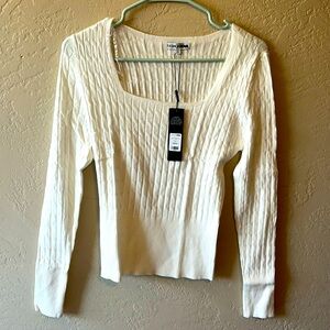 White womens long sleeve